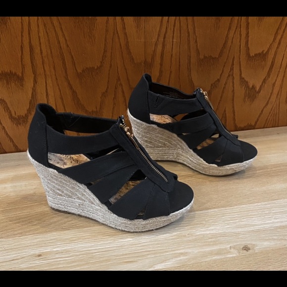 Merona Shoes - Womens Black Merona by Target Wedges, Size 7